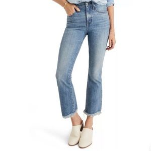 New Madewell Cali Demi Boot Jeans Barlow Wash